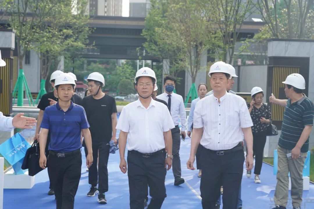 市委統(tǒng)戰(zhàn)部副部長陳有隨調(diào)研興安府項(xiàng)目建設(shè)